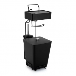 Imagem sobre Lixeira com Suporte Papel e Escova Sanitária Arthi