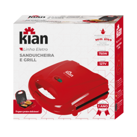 Imagem sobre Sanduicheira Grill Kian